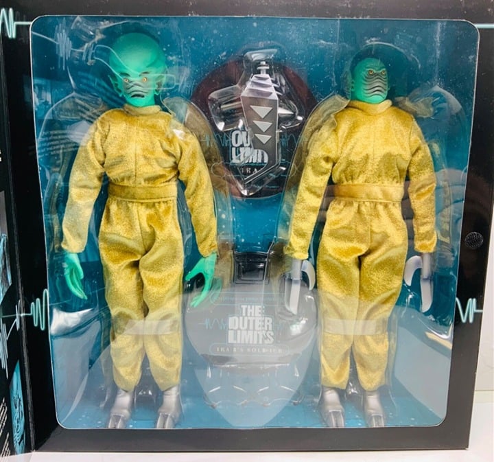 Outer Limits Keeper of the Purple Twilight Dual 12 Figures NIB Sideshow 2002