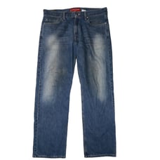Levis Vintage Blue 529 Low Rise Straight Medium Wash Jeans size 34x32 made in US