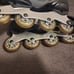K2 Cadence SL-M Exo Tech Soft Boot Inline Skates Black Mens Sz 8.5 Black&Grey