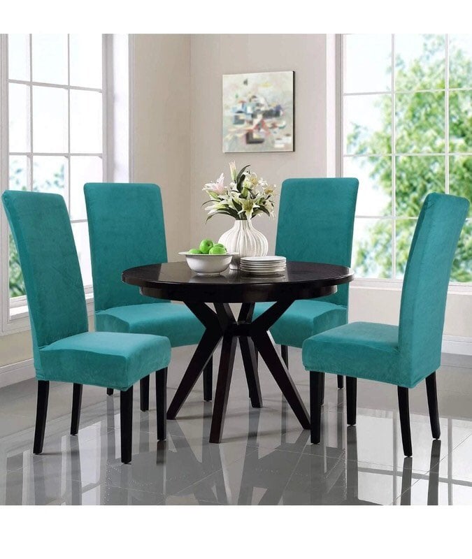 New 4pk Dining Chair Seat Covers