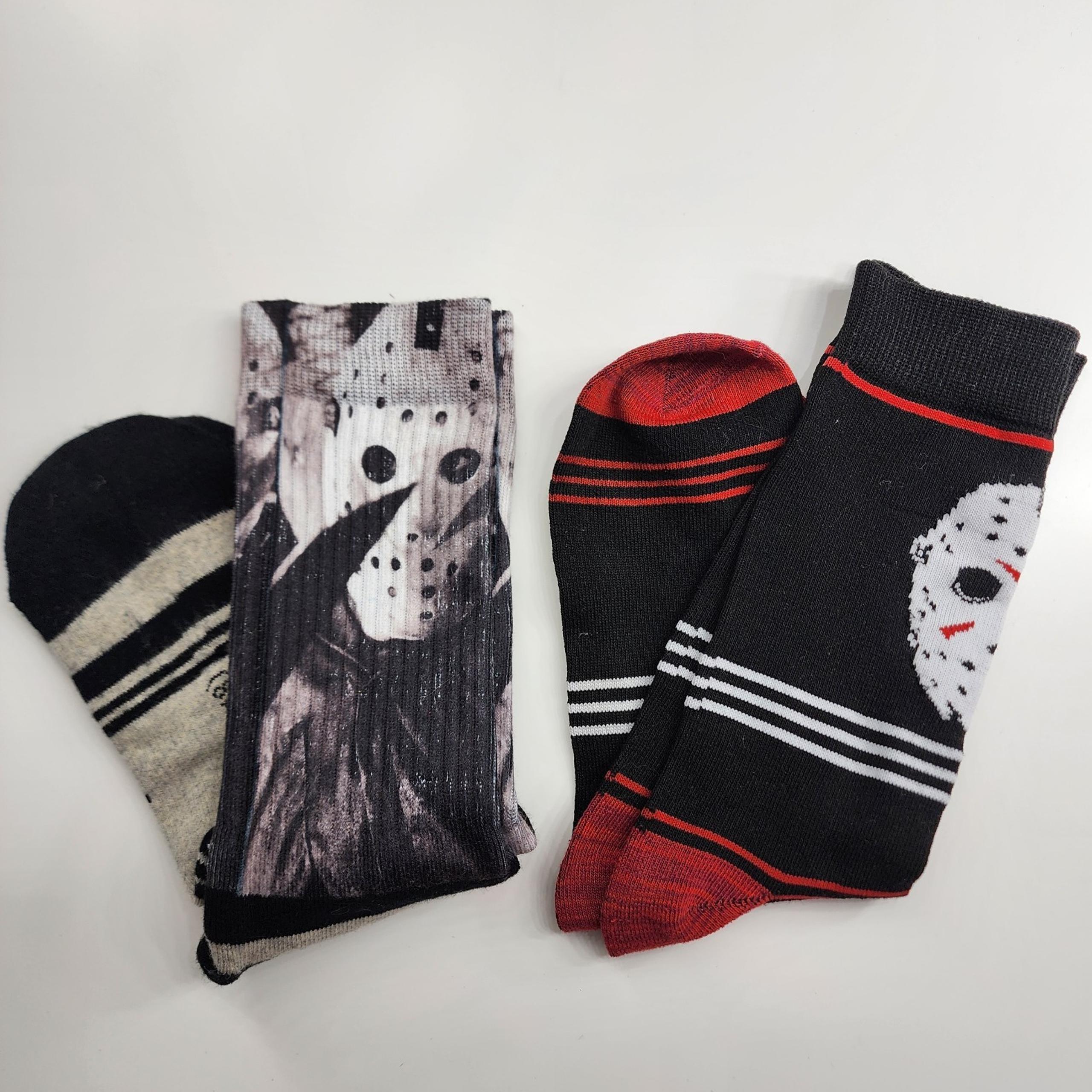 Friday The 13th Jason Voorhees Tube Socks (Set of 2 Pairs)