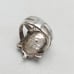 Navajo Silver Tortoise Ring With Green Malachite Stone For Women Size 7