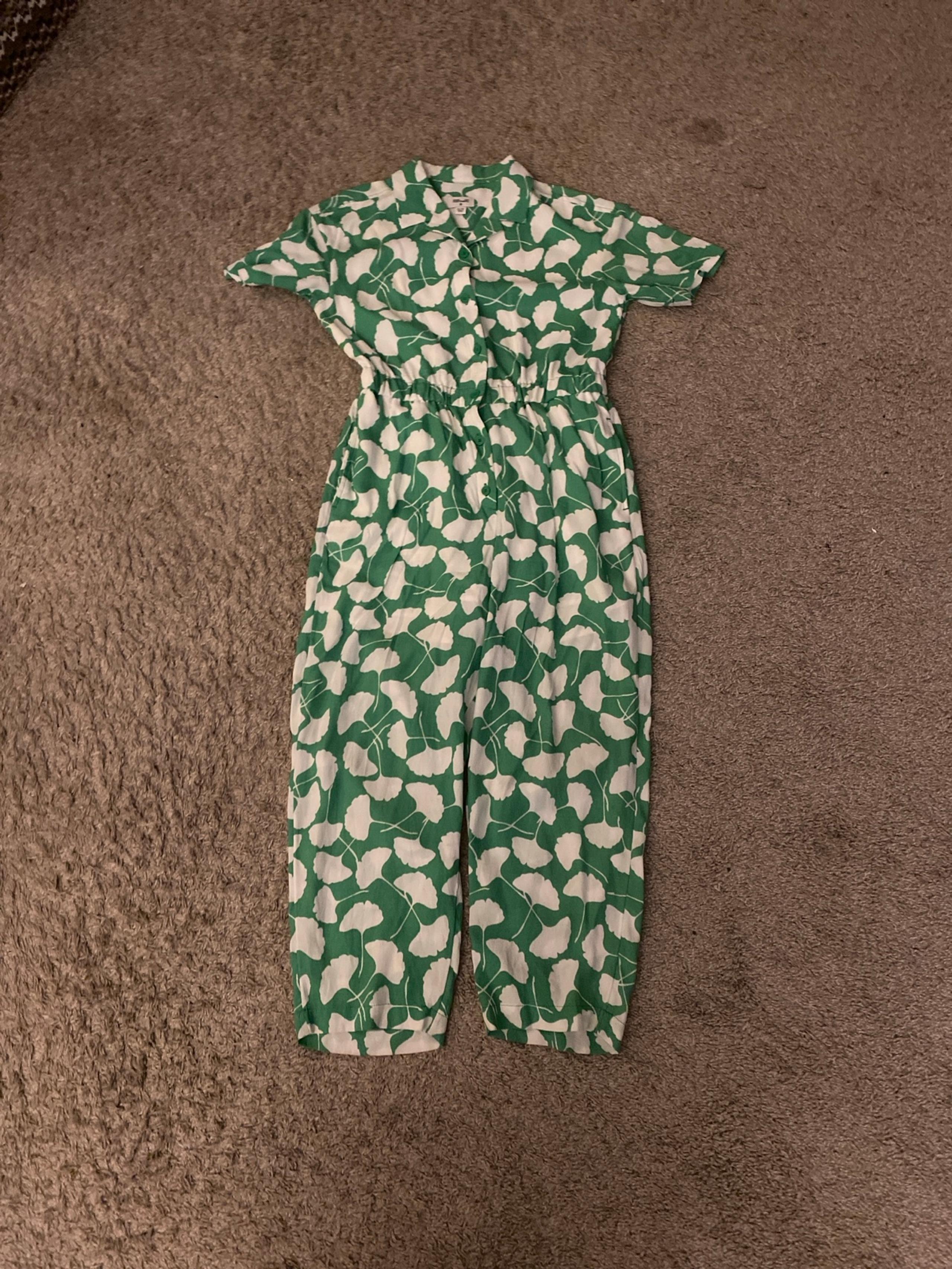 Ginkgo Green Jumpsuit Diane Von Furstenberg