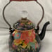 Mackenzie-Childs Floral Market Teapot FOR PARTS AS IS
