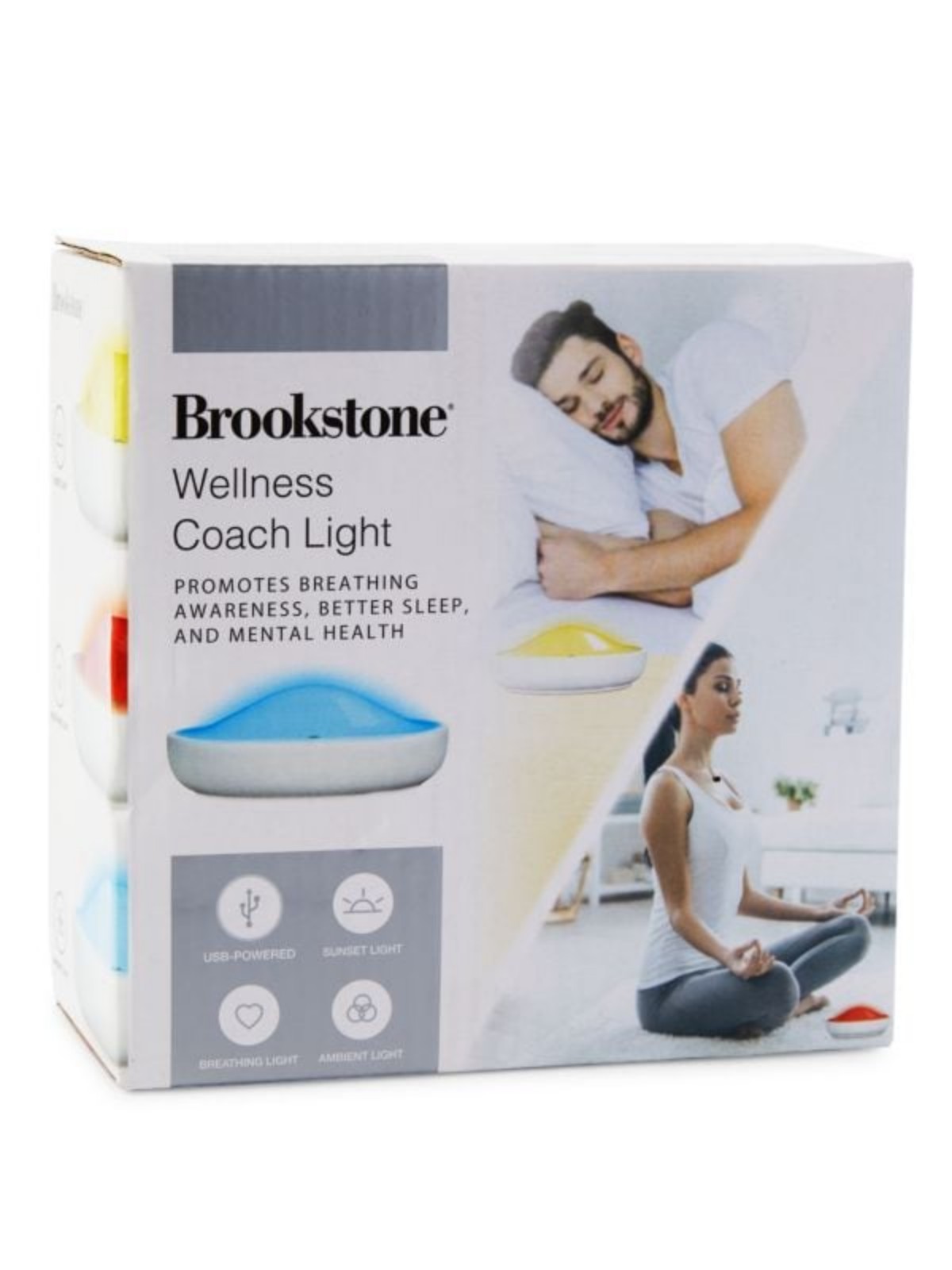 Brookstone Wellness Coach USB-Powered Color Changing Dreamer Light