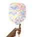 Girls pink swirly pattern 2 pickleball paddle set w w balls & case new beginners