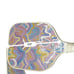 Girls pink swirly pattern 2 pickleball paddle set w w balls & case new beginners