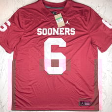 Nike Jordan Oklahoma Sooners Nigel Smith II #6 Football Jersey Mens XL NWT