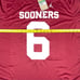 Nike Jordan Oklahoma Sooners Nigel Smith II #6 Football Jersey Mens XL NWT