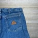 Vintage Bulwark FR Jeans Baggy Wide Leg Fit Medium Wash Denim 90s