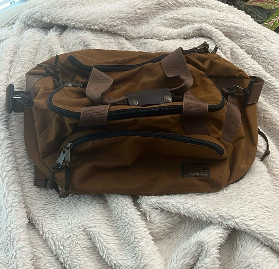 Filson Convertible Brown Duffel bag