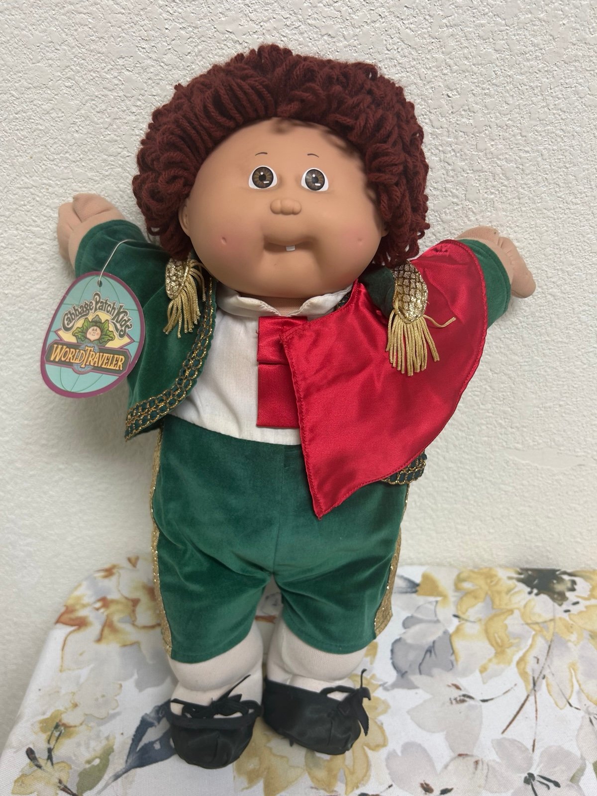Vintage Cabbage Patch Kids Doll Spain World Traveler Matador 80s Bull fighter