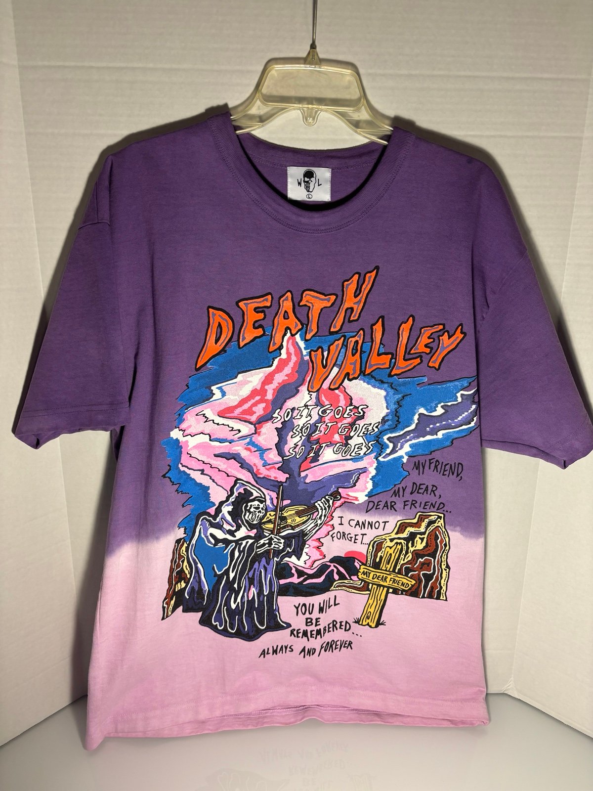 Warren Lotas 2022 Dear Friend Death Valley So It Goes T-Shirt SZ L