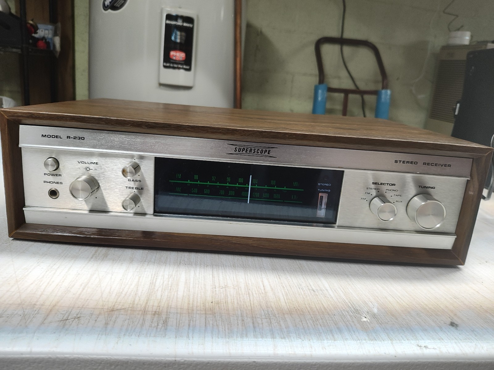 super scope r-230 tested working