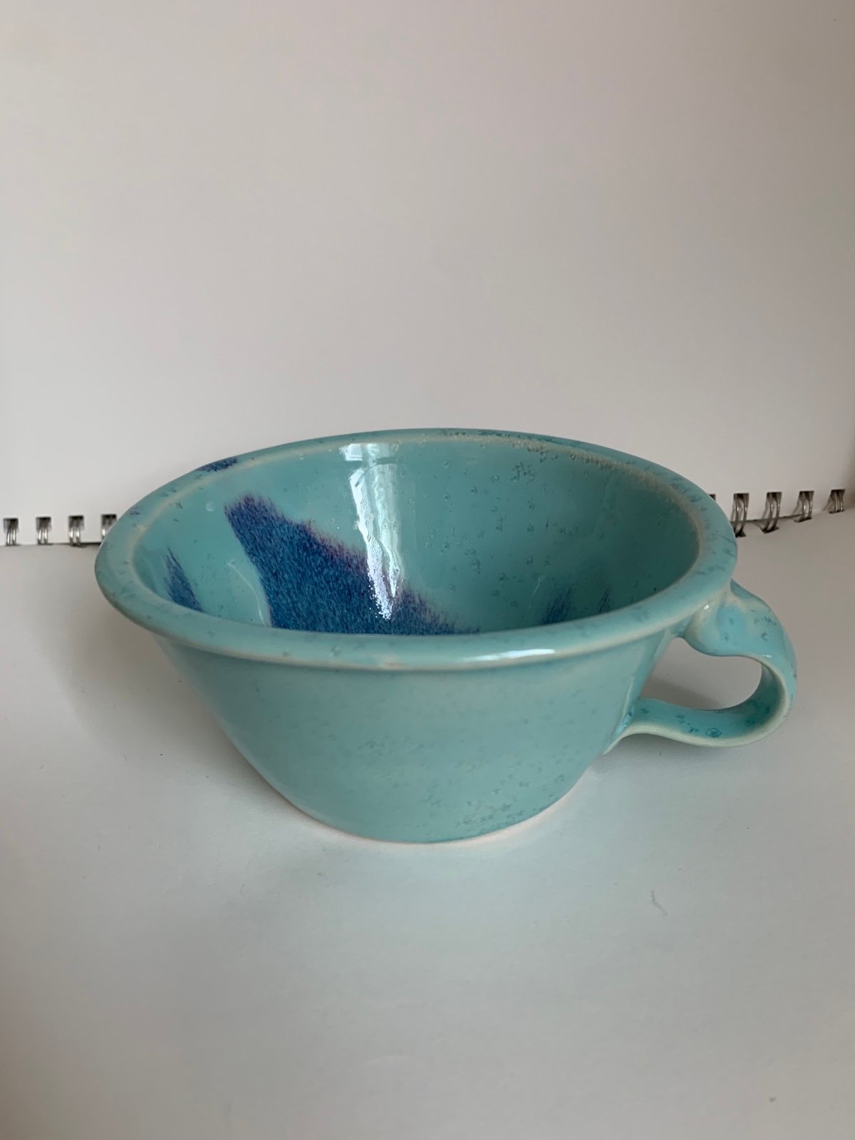 Edgecomb Potters Turquoise Soup Mug