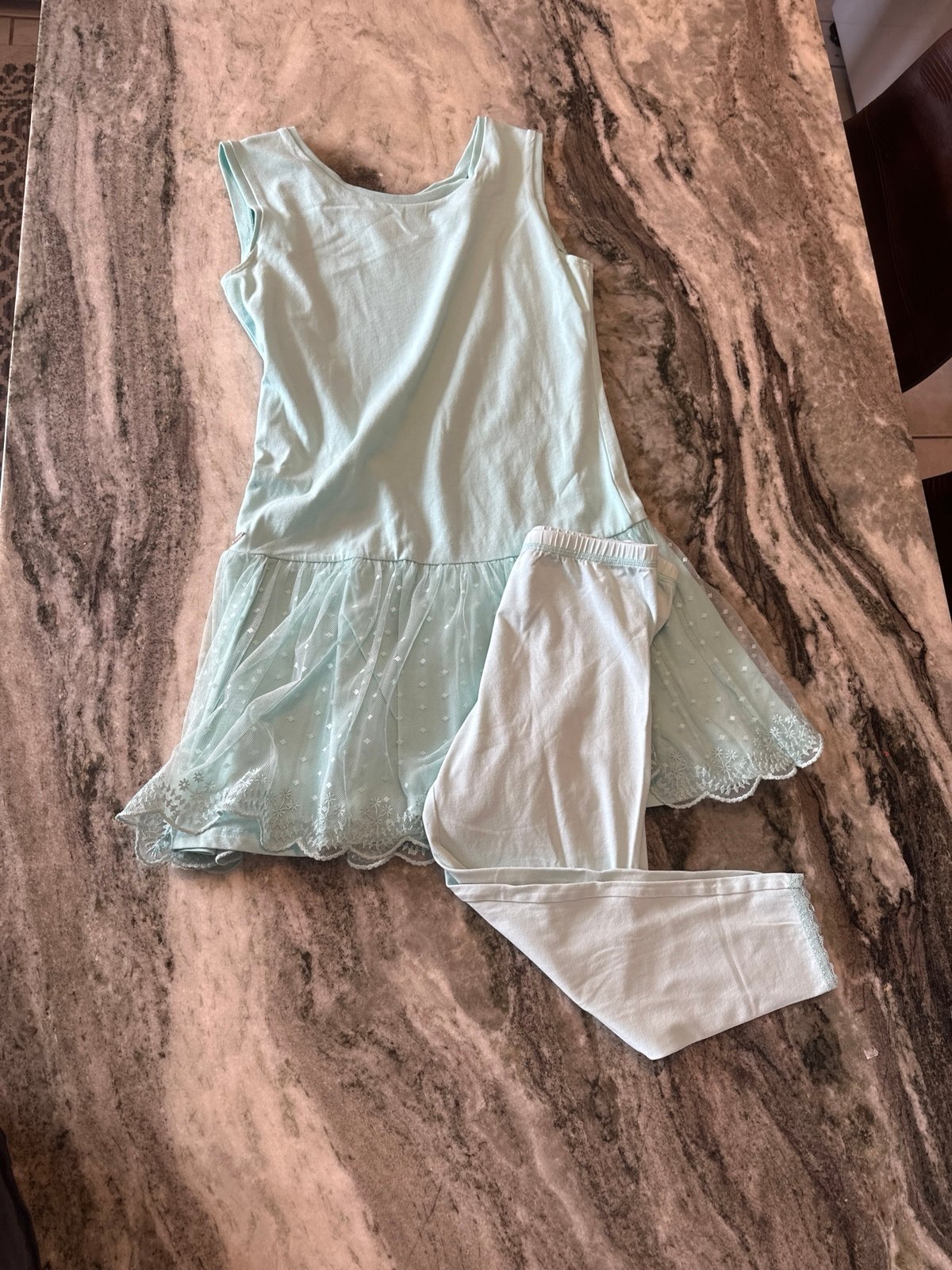 AMERICAN GIRL teal 2 piece outfit