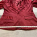 NWOT Newport News Women’s Size 14 Red Satin Suit Workwear Business Formal Set