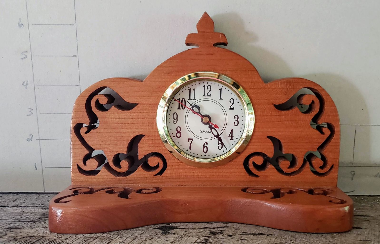 Cherry Mantel Clock