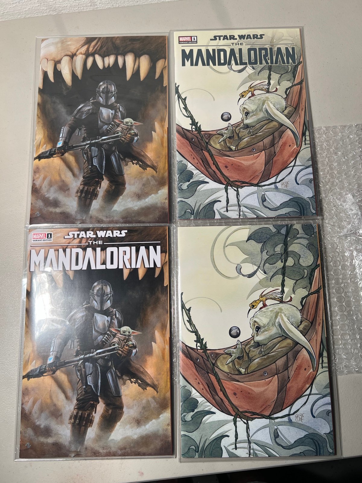 Mandalorian S2 #1 SDCC 23' Trinity Comics Exclusive Set of 4