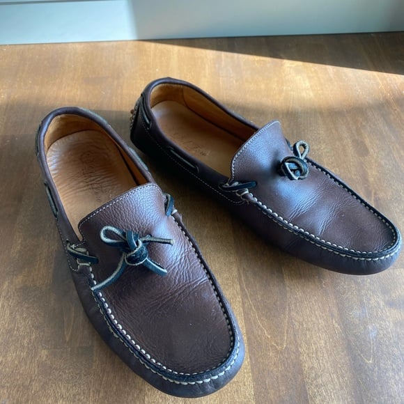 Del Toro Men’s Brown Leather Loafer Size 9