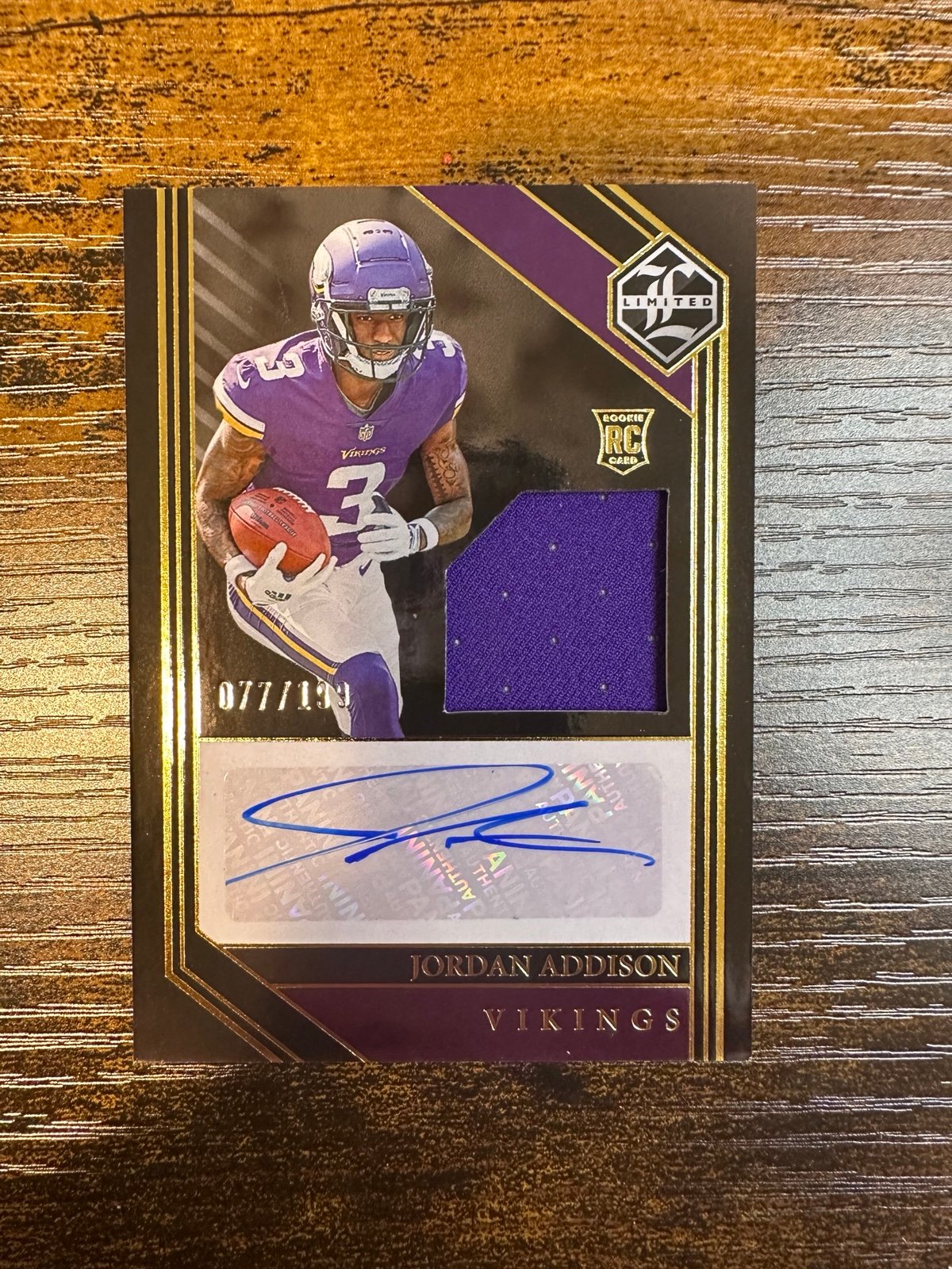 Jordan Addison auto /199