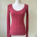 Vintage Pink Hollister Co Cable Knit Babydoll Sweater
