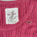 Vintage Pink Hollister Co Cable Knit Babydoll Sweater