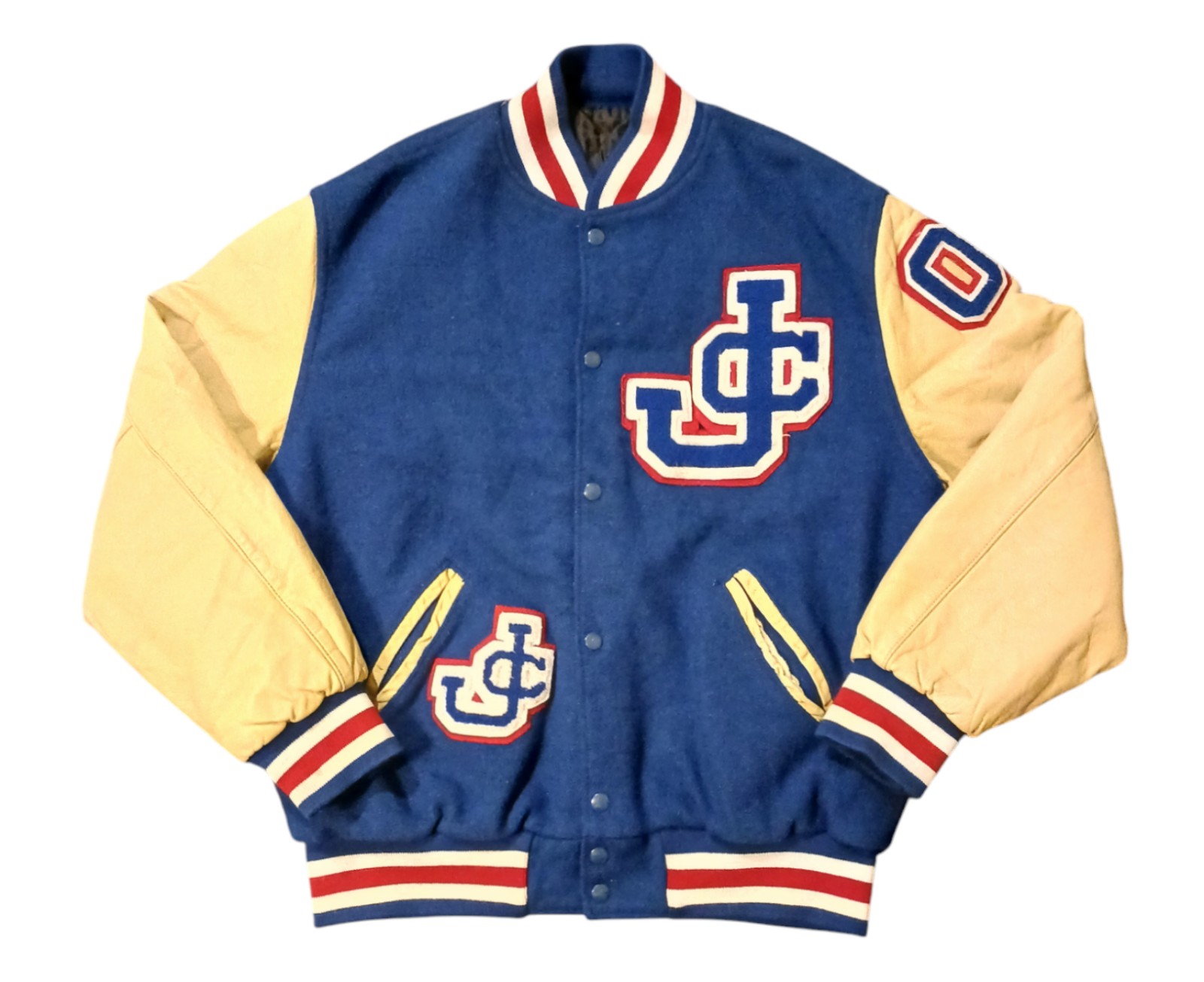 Vintage '03 Jennings County Panthers Varsity Letterman Jacket (XL)