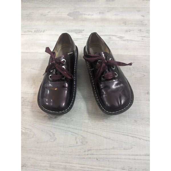 Alegria Abb-112 Lace Up shoes women's size 36 purple platform academia