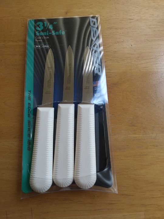 Dexter-Russell 3 pack of 3¼ Paring Knives, S104-3PCP, SANI-SAFE Series