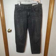 Rag And Bone Dre Low Rise Boyfriend Denim Jeans Women 30 Black Straight