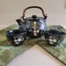 *NEW* VINTAGE Authentic JAPANESE TEA SET & TABLE RUNNER