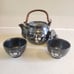*NEW* VINTAGE Authentic JAPANESE TEA SET & TABLE RUNNER