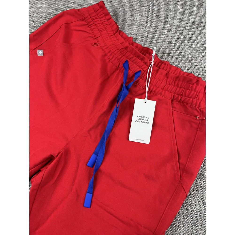 Figs Scrub Joggers Women (M-P) Red Blue Regina High Wasted Pants