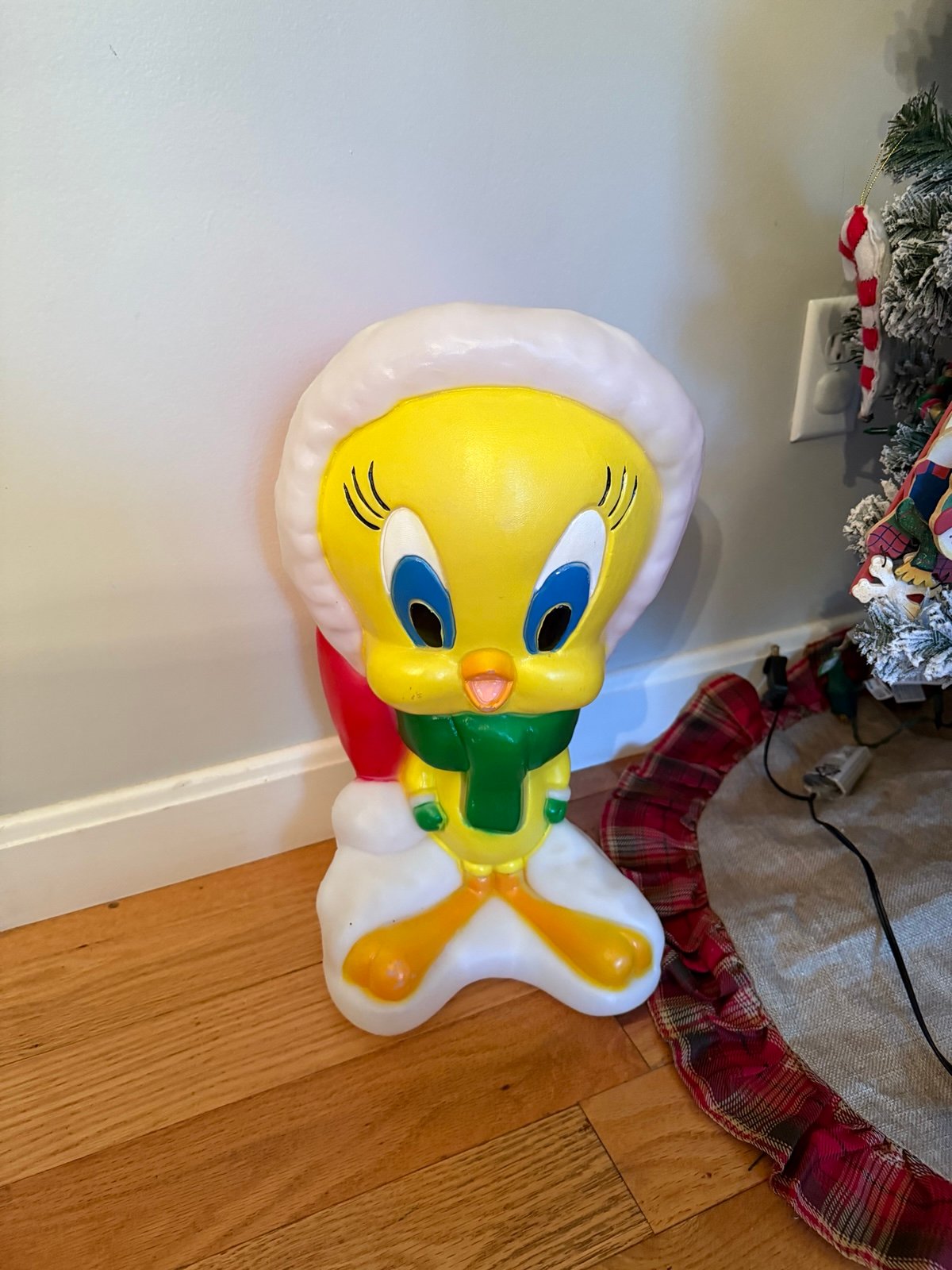 Tweety blow mold Christmas