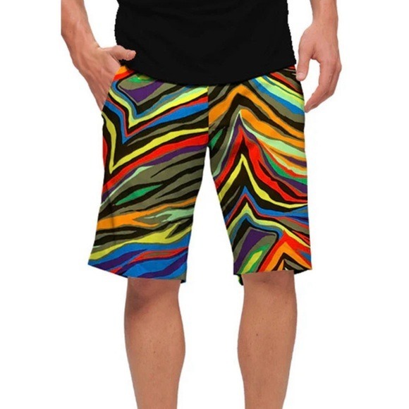 Loudmouth Jungle Bogey Colorful Printed Shorts