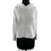 Standard JAMES PERSE White Hoodie Cotton Long Sleeves Pullover Pockets Size 0