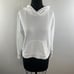 Standard JAMES PERSE White Hoodie Cotton Long Sleeves Pullover Pockets Size 0