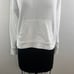 Standard JAMES PERSE White Hoodie Cotton Long Sleeves Pullover Pockets Size 0