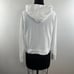Standard JAMES PERSE White Hoodie Cotton Long Sleeves Pullover Pockets Size 0