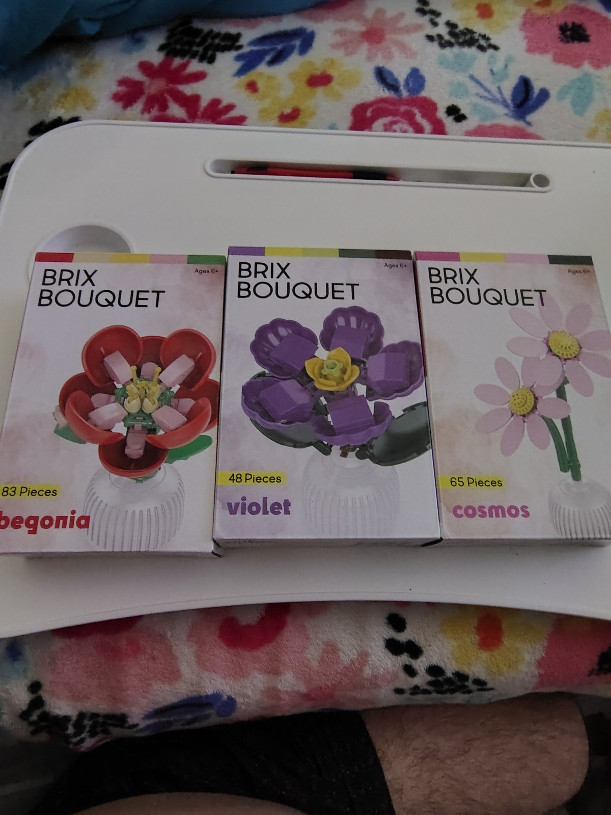 Set of Three Brix Bouquet different kinds