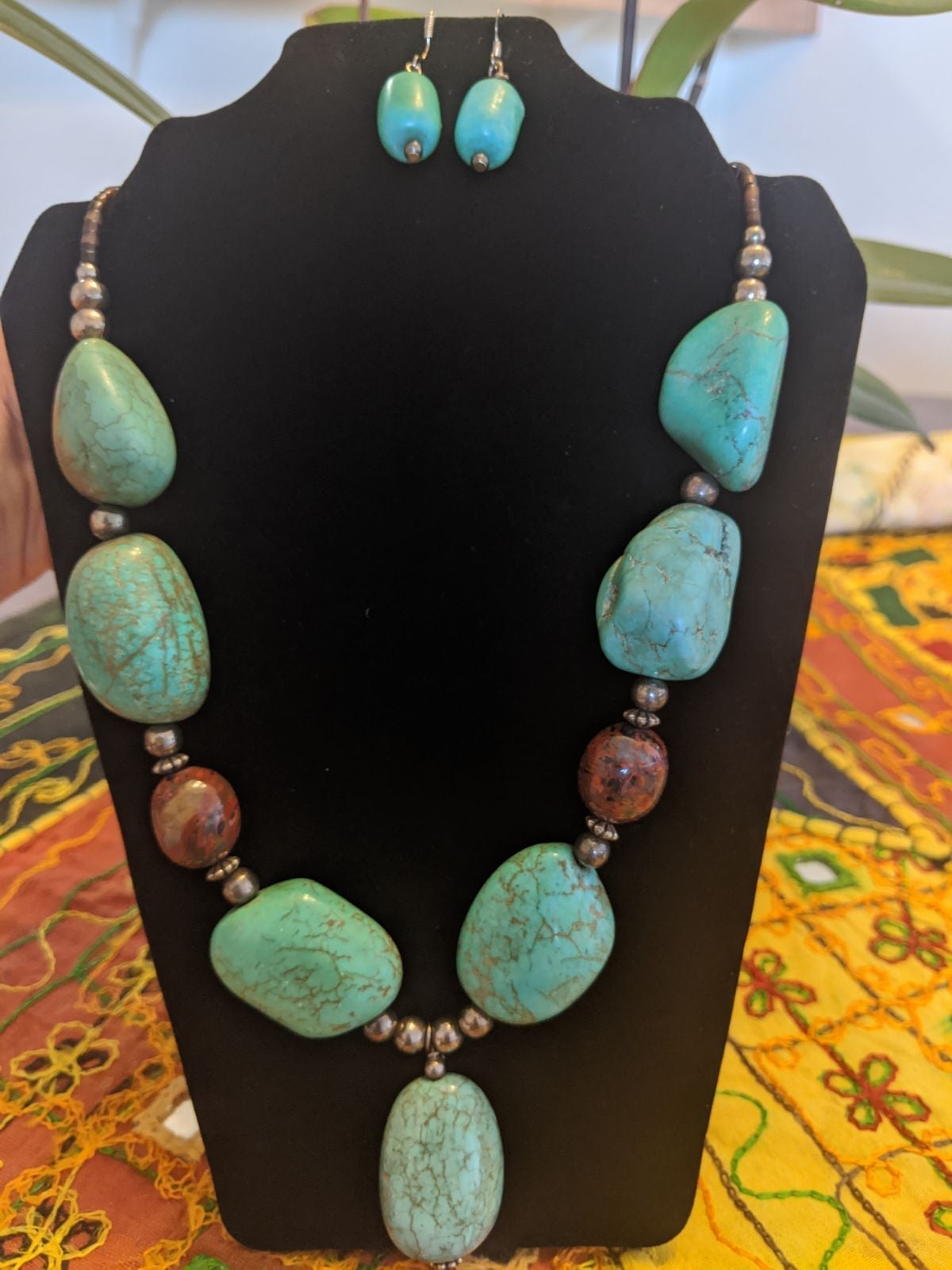 Necklace and Earrings