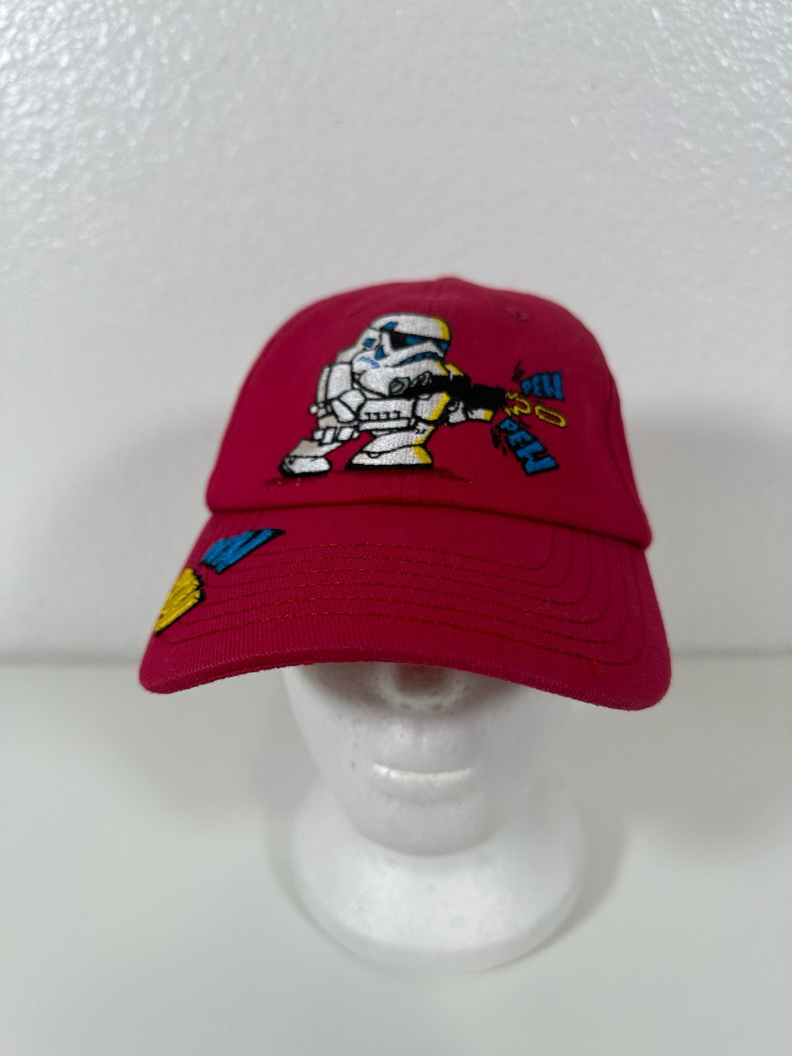 Disney Parks Stormtrooper Pew Pew Star Wars Cap Size Youth Red