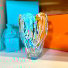 Crystal Vase_Heart/ Scalloped Opening