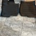 Floor Mats Floor Liners Fits Ford F150 2021 Double Row No Storage Box in The Rea