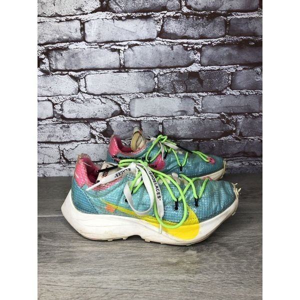 Nike Off-White x Vapor Street Polarized Blue Lace Up Shoes Women Sz 6.5M US/37.5