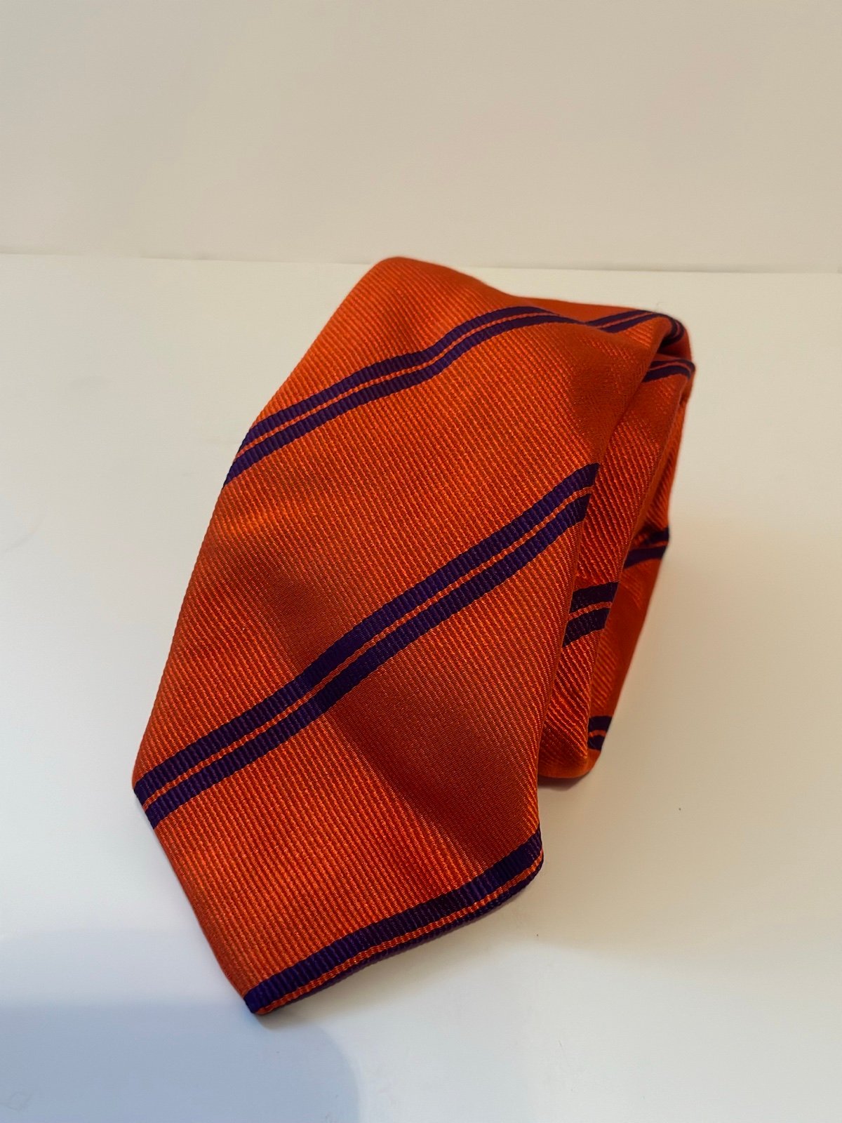 Michael Drake Men’s Stripe Silk Tie