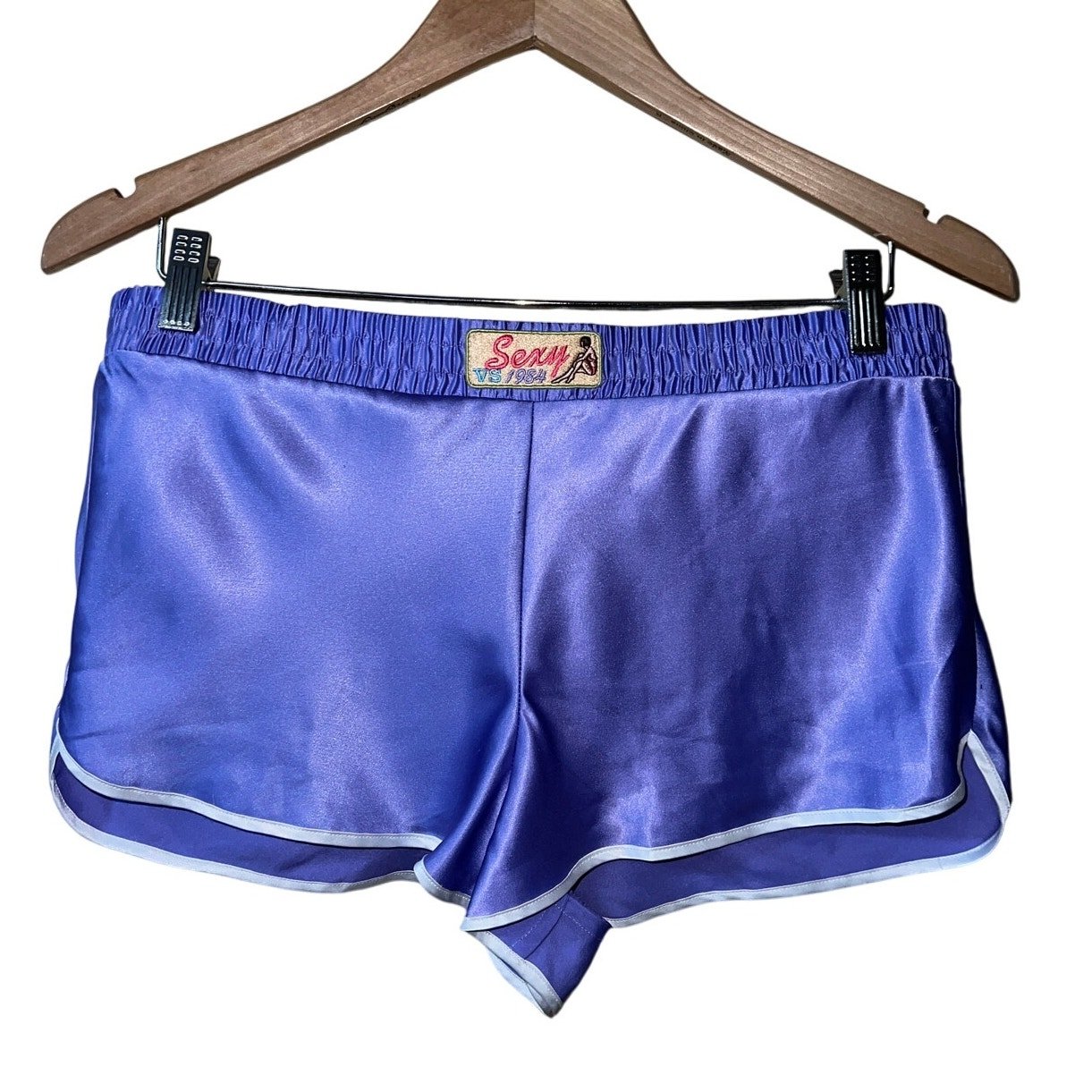 Vintage Victoria's Secret Shorts Medium Roller Girl Bootie Satin Shortie 80'