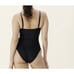 NWT Andie Women's The Amalfi Full Coverage One Piece AO290 Swimsuit Black Size M