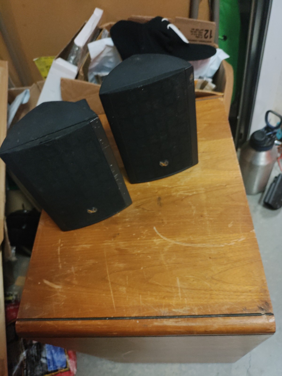 Pair Infinity Minuette MPS Satellite Speakers Black Surround Sound Multi 7